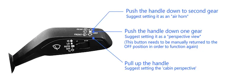 Wiper Handle Custom Functions
